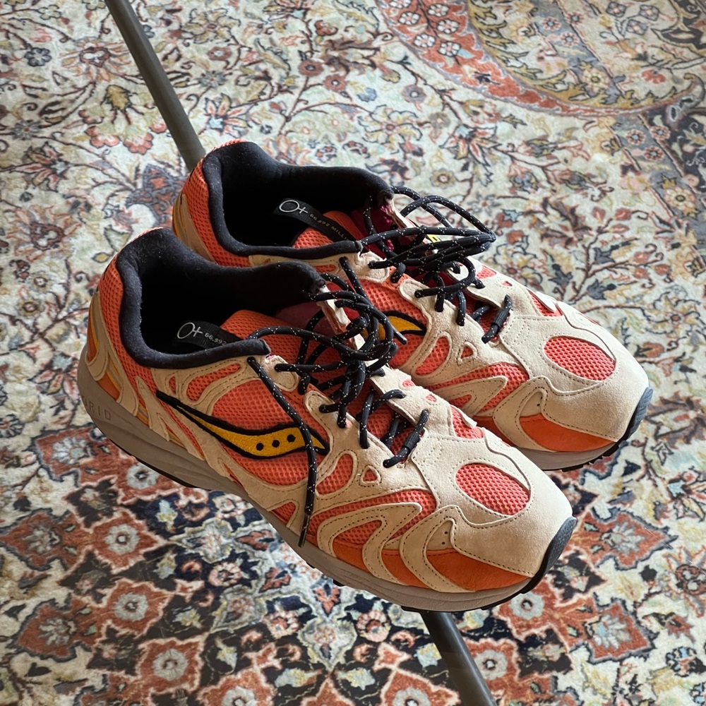 Saucony Grid Orange Sneakers